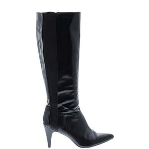 Calvin Klein Black Heeled Boots